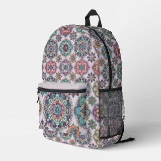 Not Your Ordinary Snowflakes Printed Backpack
