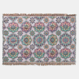 Not Your Ordinary Snowflakes Throw Blanket