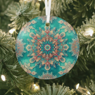 Not Your Ordinary Snowflakes V Glass Tree Decoration