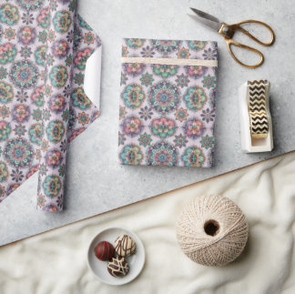 Not Your Ordinary Snowflakes Wrapping Paper