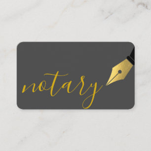Notary Agent Nib Logo Tax Preparatory Book Keeping Business Card