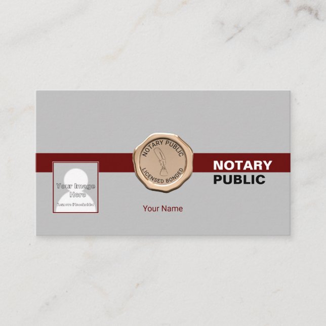 Notary Business Card (Front)