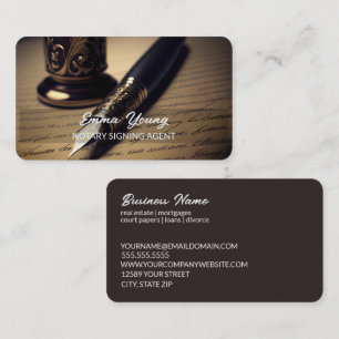 Notary Business Card