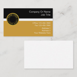 Notary Business Cards