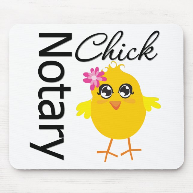 Notary Chick Mouse Pad (Front)
