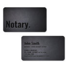 Notary Loan Signing Agent Minimalist Black