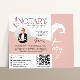Notary Loan Signing Agent Modern Photo Flyer