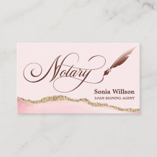 Notary Loan Signing Agent Modern QR code Business Business Card