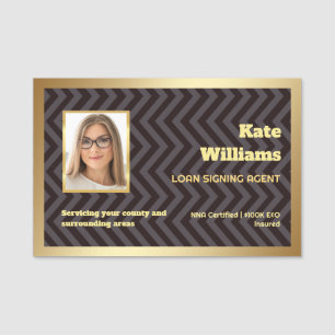Notary Loan Signing Agent Name Tag
