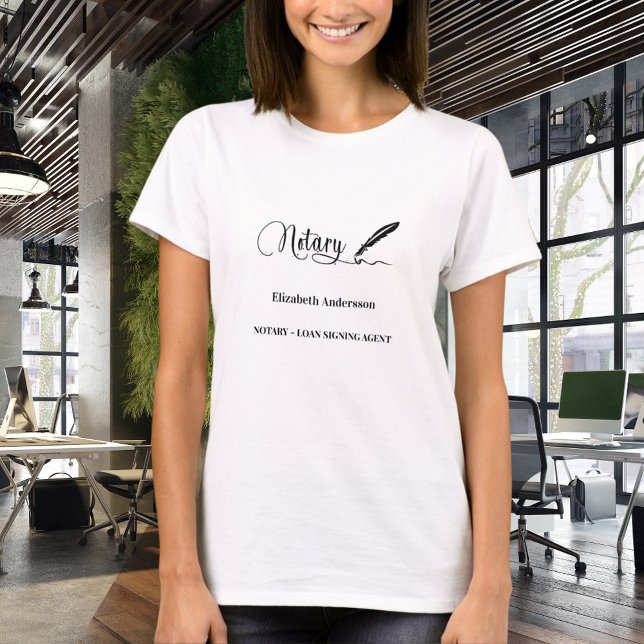 Notary loan signing agent pen T-Shirt (Creator Uploaded)