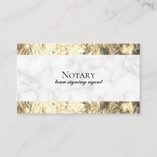 Notary Loan Signing Agent Professional Business Card