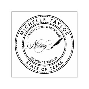 Notary Loan Signing Agent Professional Modern Rubb Self-inking Stamp