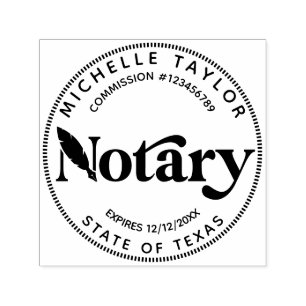 Notary Loan Signing Agent Professional Modern Rubb Self-inking Stamp
