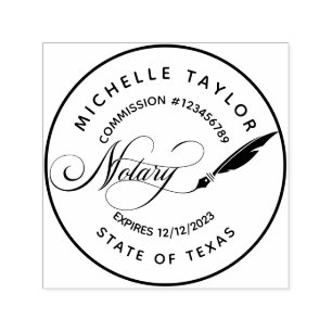 Notary Loan Signing Agent Professional Modern Rubb Self-inking Stamp