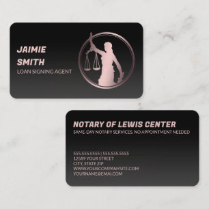 🚩 Notary Loan Signing Business Card