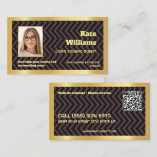 🏛️ Notary Loan Signing Custom QR Business Card