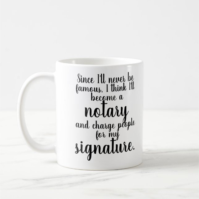 Notary Mug (Left)