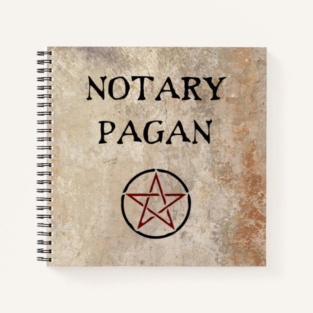 Notary Pagan Notebook (Front)