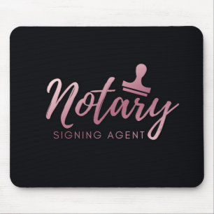 Notary Pink Mouse Pad