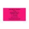 Notary Pink Striped Business Card