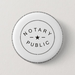 NOTARY PUBLIC ACCESSORIES 6 CM ROUND BADGE