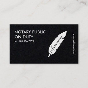 Notary Public Business Card