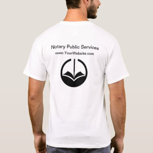Notary Public Business Logo Work Shirts