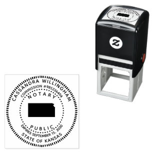 Notary Public Kansas Self-inking Stamp