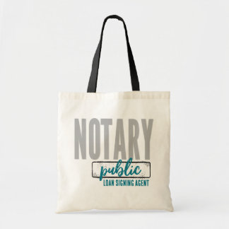 Notary Public Loan Signing Agent Customised Tote Bag