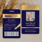 Notary Public Loan Signing Agent Employee Photo ID