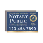 Notary Public Loan Signing Agent Gold Navy