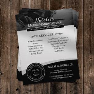 Notary Public Loan Signing Agent Photography Flyer