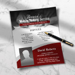 Notary Public Loan Signing Agent Red Photo Flyer<br><div class="desc">Mobile Notary & Loan Signing Agent Professional Photo Flyers.</div>