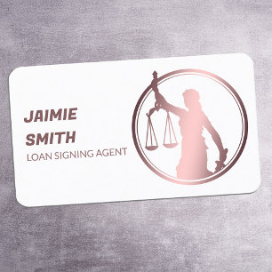 Notary Public Loan Signing Business Card