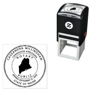 Notary Public Maine Self-inking Stamp
