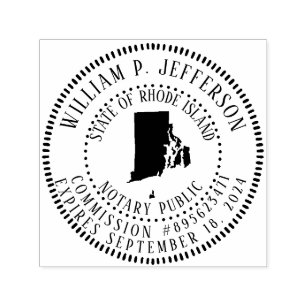 Notary Public Rhode Island Self-inking Stamp