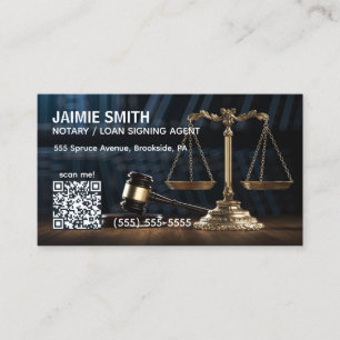 Notary QR Business Card