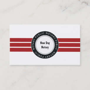Notary Services Business Card