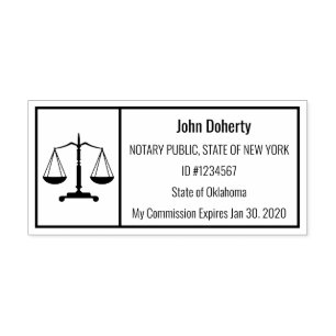 Notary Stamp Easy to Read Right For You Comm. #