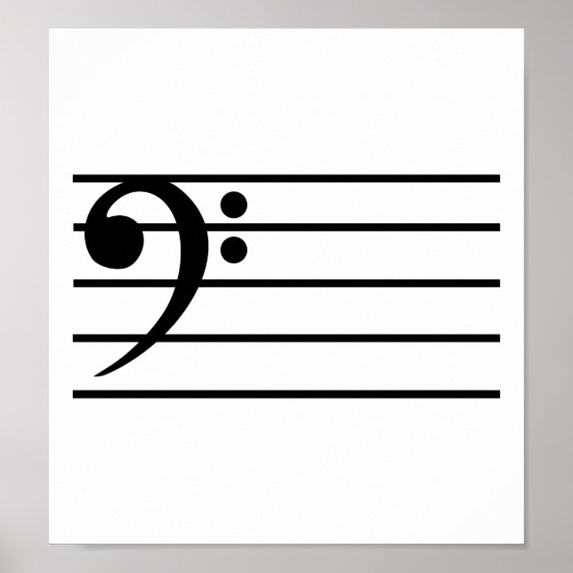 Note Bass Poster (Front)