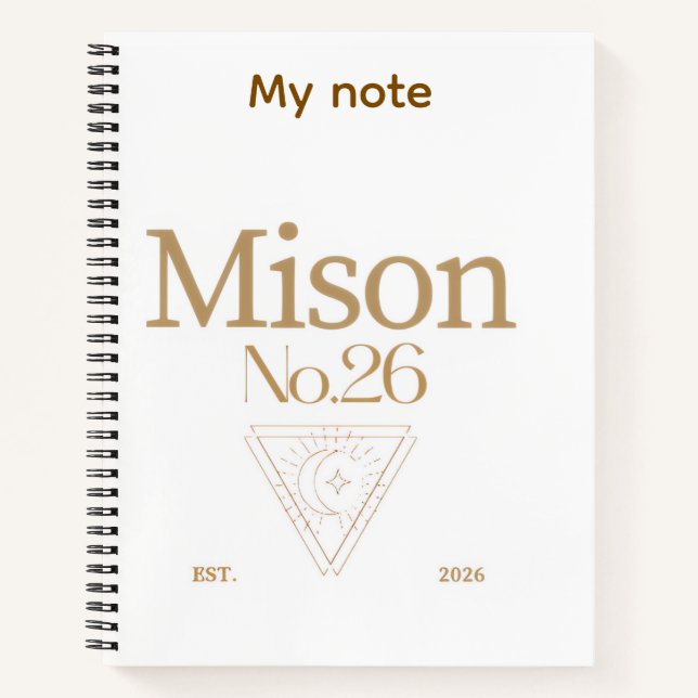 Note book (Front)