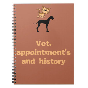 Note book for pets.