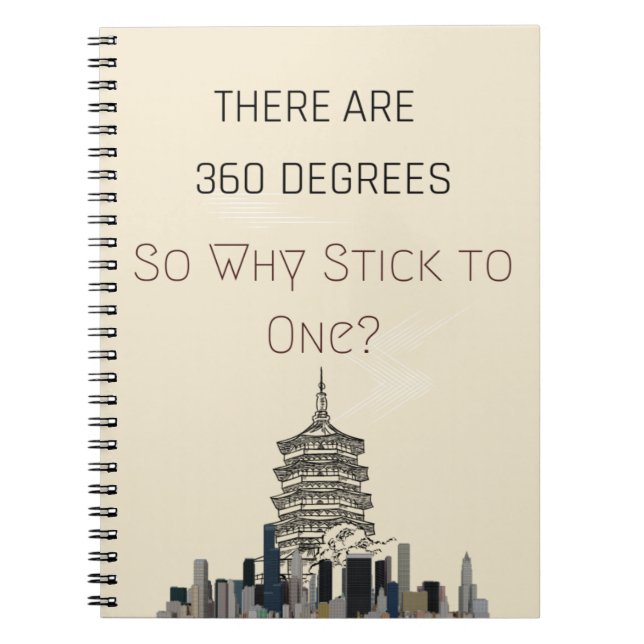 Note Book there are 360 degrees, why stick to one (Front)
