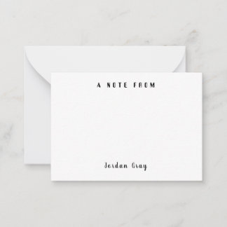 Note card