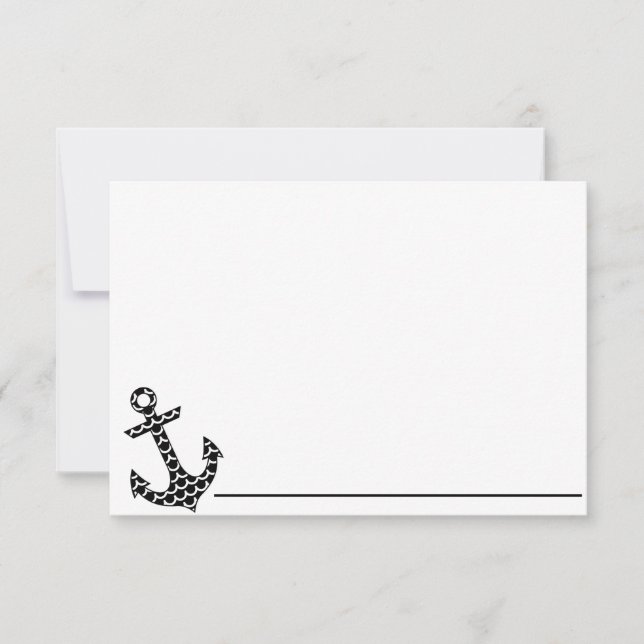 Note Card-Anchor Card (Front)
