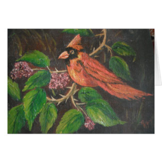 Note Card Ann Hayes Painting Cardinal