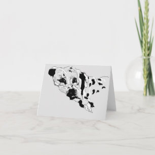 Note Card Blank inside / Dalmatians