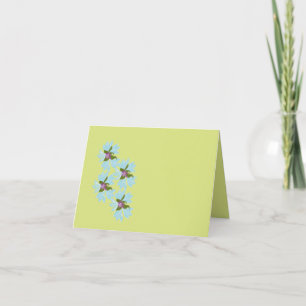 Note Card : Corn Flowers