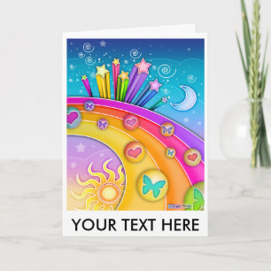Note Card, Greeting Card - Retro Pop Art Sixties S