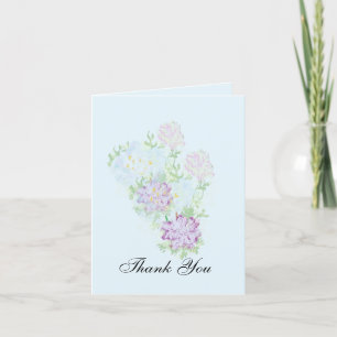 Note Card of Thanks : Wild Flowers